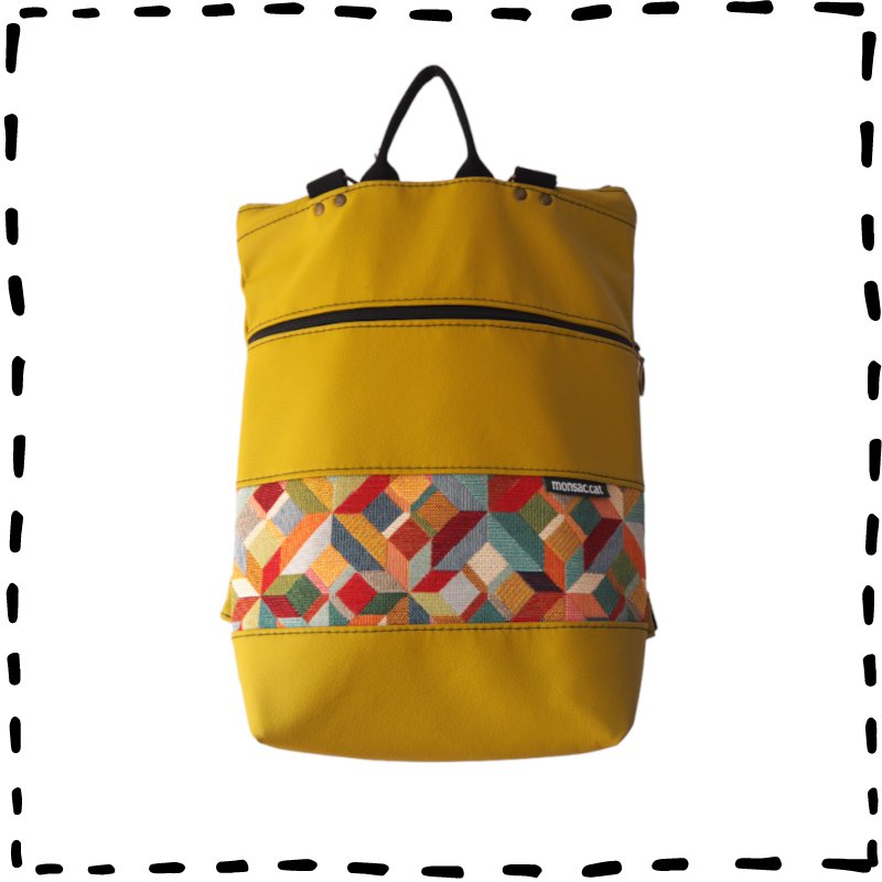 Motxilla Típica sintètic estampada